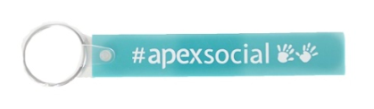 #ApexSocial Keychain